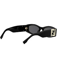 FENDI Women's FF 54mm Rectangle Sunglasses