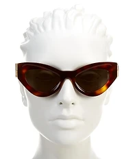 FENDI Women's FF Diamonds 52mm Cat Eye Sunglasses