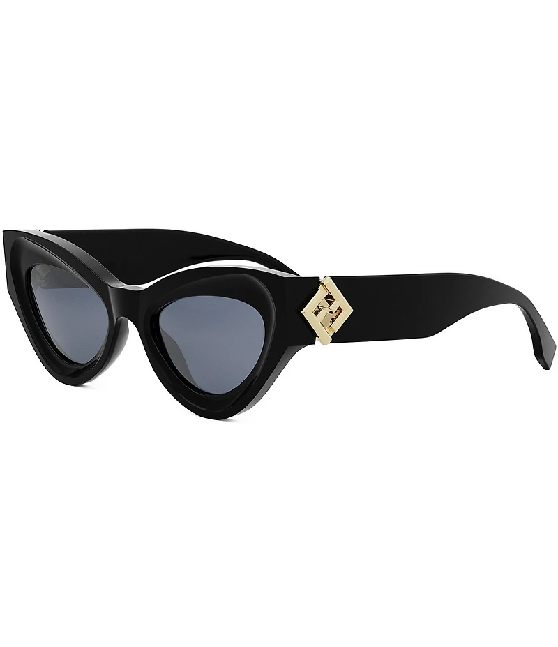 FENDI Women's FF Diamonds 52mm Cat Eye Sunglasses