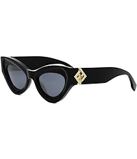 FENDI Women's FF Diamonds 52mm Cat Eye Sunglasses