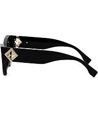 FENDI Women's FF Diamonds 52mm Cat Eye Sunglasses