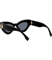 FENDI Women's FF Diamonds 52mm Cat Eye Sunglasses