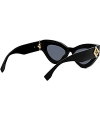FENDI Women's FF Diamonds 52mm Cat Eye Sunglasses