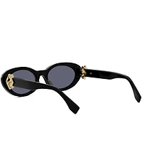 FENDI Women's FF Diamonds 53mm Oval Sunglasses