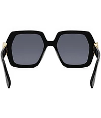 FENDI Women's FF Diamonds 53mm Square Sunglasses