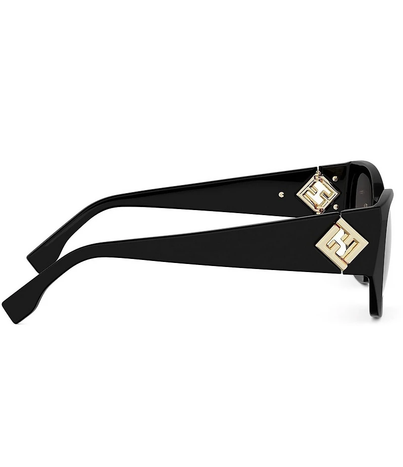 FENDI Women's FF Diamonds 54mm Cat Eye Sunglasses