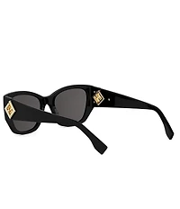 FENDI Women's FF Diamonds 54mm Cat Eye Sunglasses