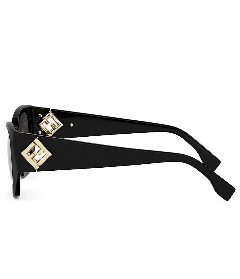 FENDI Women's FF Diamonds 54mm Cat Eye Sunglasses
