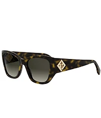 FENDI Women's FF Diamonds 54mm Gradient Cat Eye Sunglasses