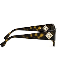 FENDI Women's FF Diamonds 54mm Gradient Cat Eye Sunglasses