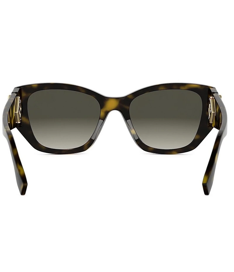 FENDI Women's FF Diamonds 54mm Gradient Cat Eye Sunglasses