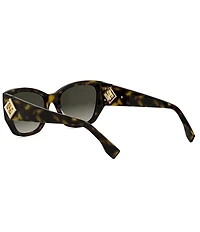 FENDI Women's FF Diamonds 54mm Gradient Cat Eye Sunglasses