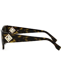 FENDI Women's FF Diamonds 54mm Gradient Cat Eye Sunglasses