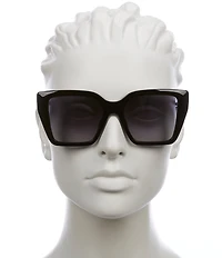 FENDI Women's FF Diamonds 54mm Square Sunglasses