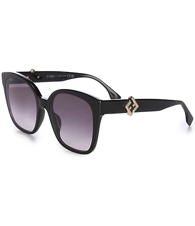 FENDI Women's FF Diamonds 55mm Square Sunglasses