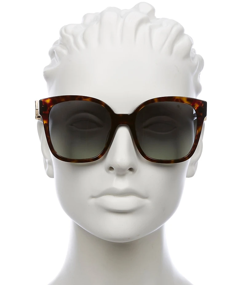 FENDI Women's FF Diamonds 55mm Square Sunglasses