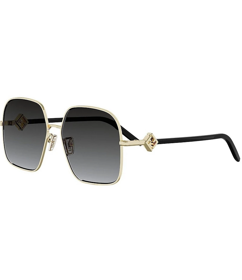 FENDI Women's FF Diamonds 58mm Geometric Sunglasses