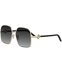 FENDI Women's FF Diamonds 58mm Geometric Sunglasses