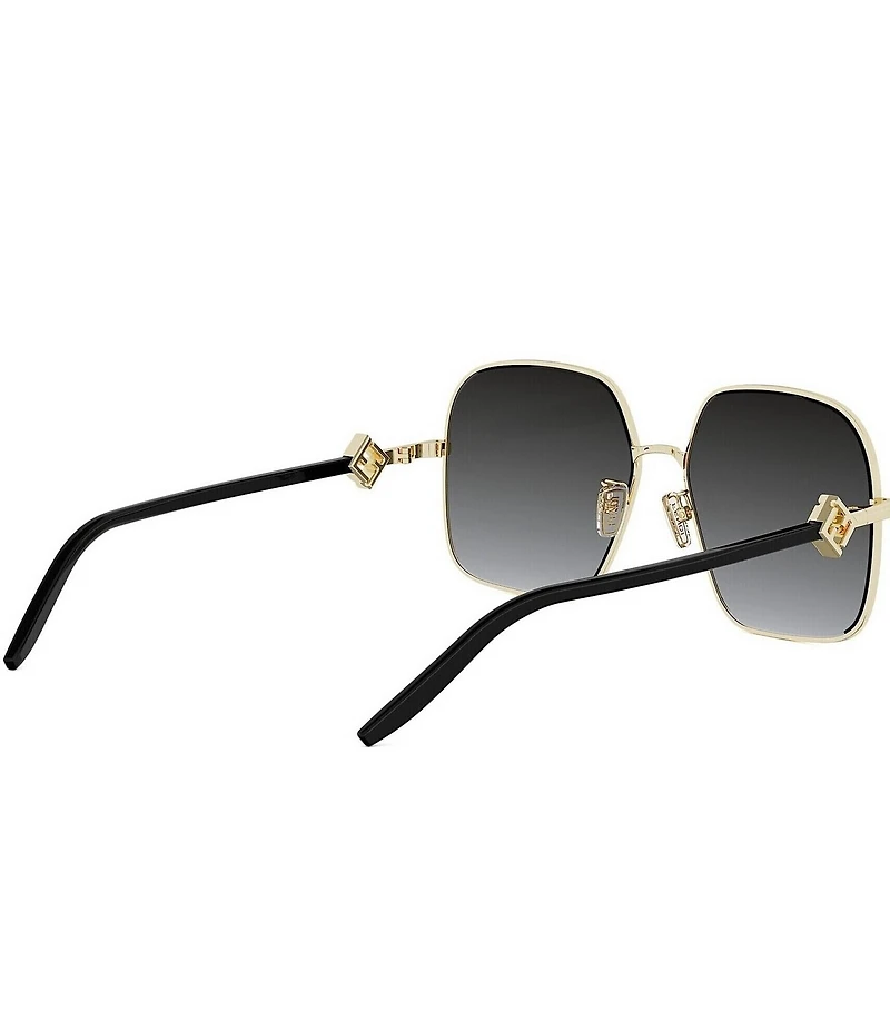 FENDI Women's FF Diamonds 58mm Geometric Sunglasses