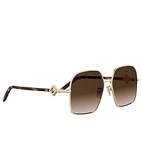 FENDI Women's FF Diamonds 58mm Geometric Sunglasses