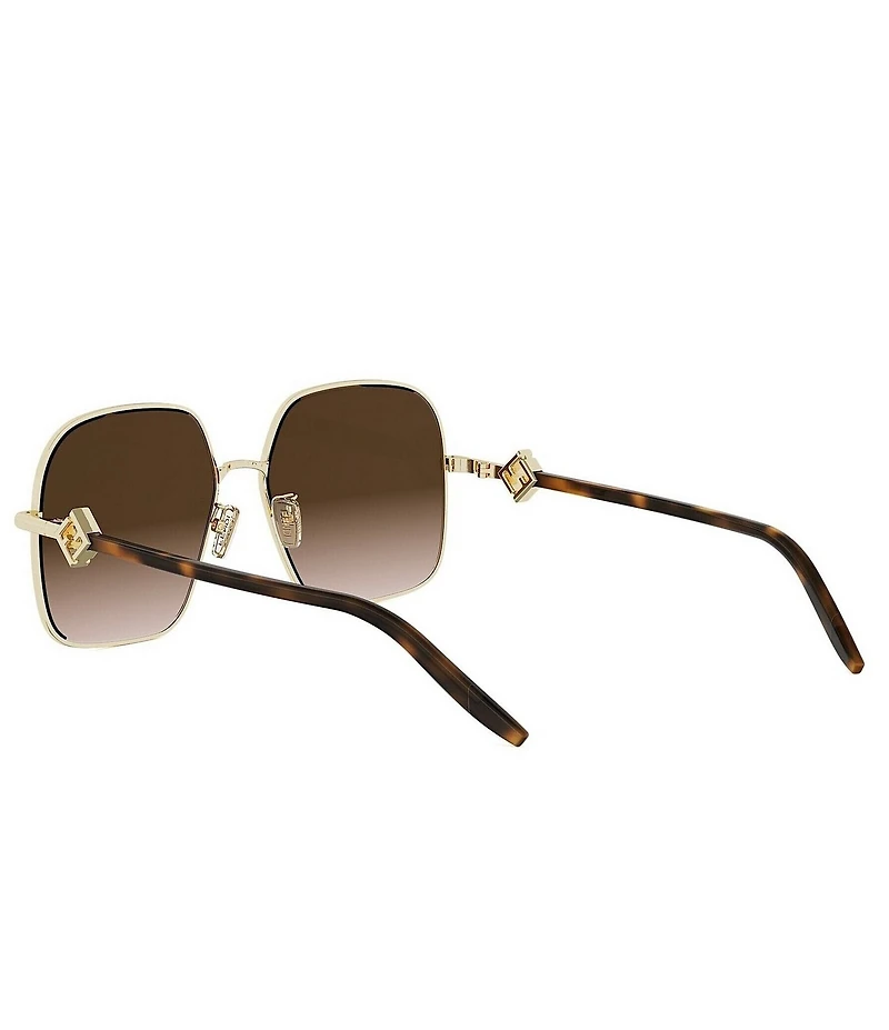 FENDI Women's FF Diamonds 58mm Geometric Sunglasses