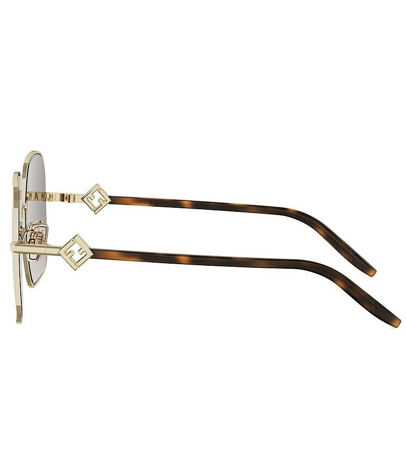 FENDI Women's FF Diamonds 58mm Geometric Sunglasses