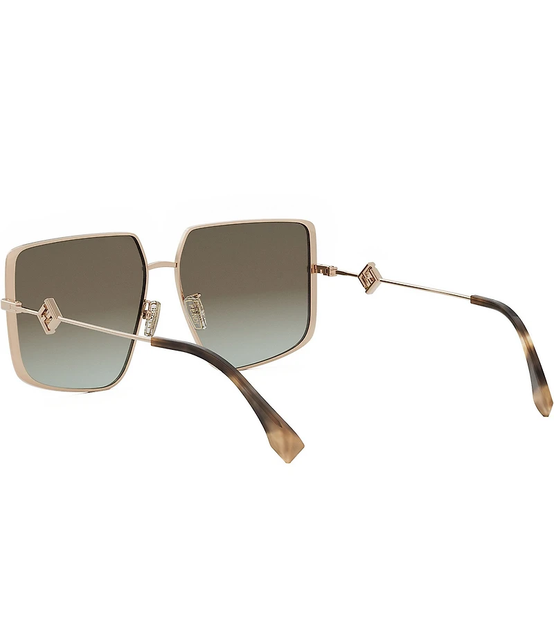FENDI Women's FF Diamonds 59mm Aviator Sunglasses