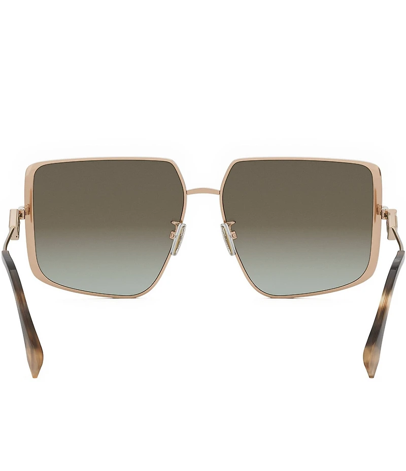 FENDI Women's FF Diamonds 59mm Aviator Sunglasses