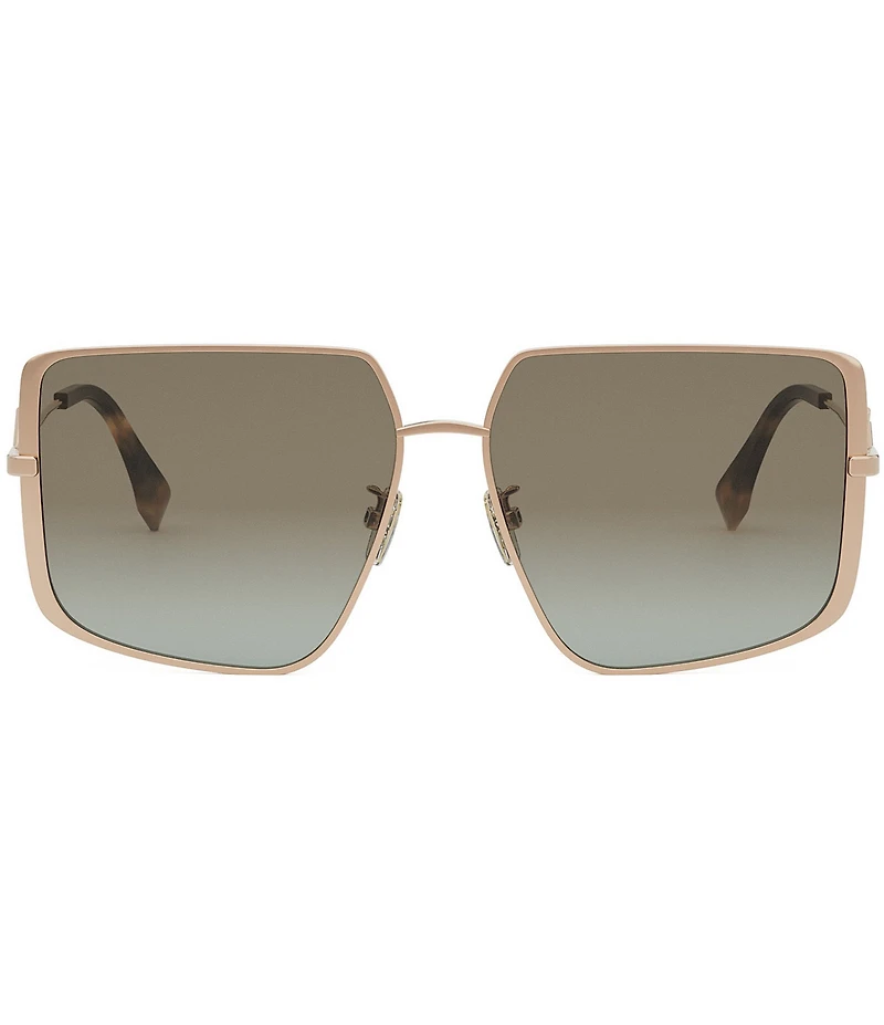 FENDI Women's FF Diamonds 59mm Aviator Sunglasses