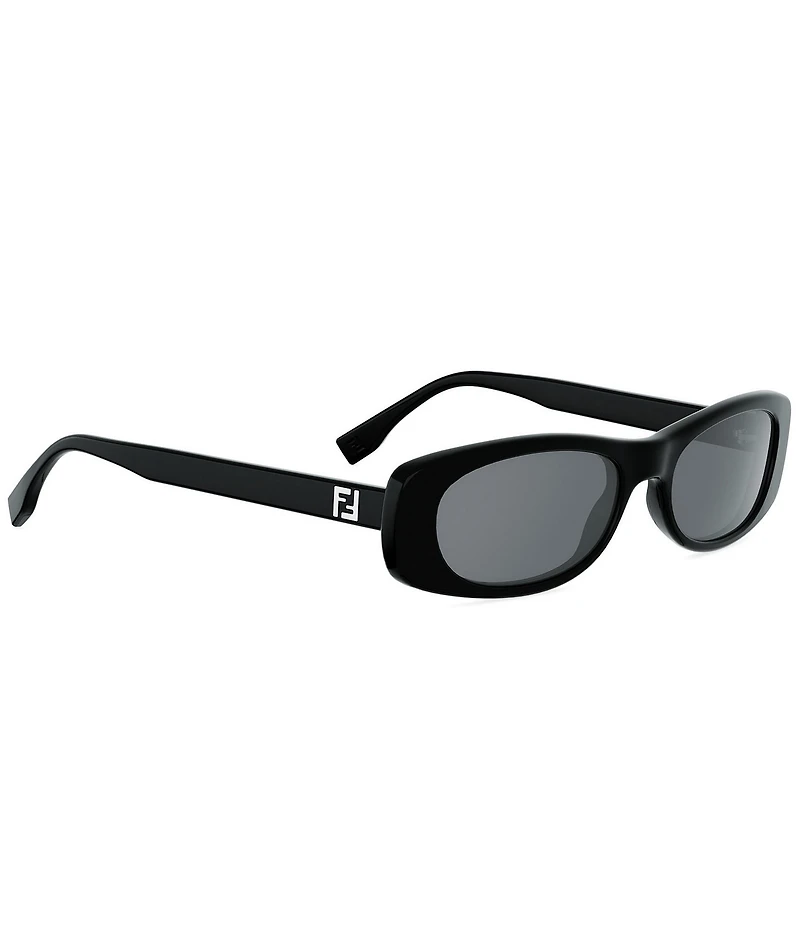 FENDI Women's FF Squared 53mm Oval Sunglasses