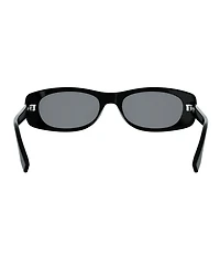 FENDI Women's FF Squared 53mm Oval Sunglasses