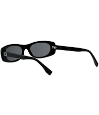 FENDI Women's FF Squared 53mm Oval Sunglasses