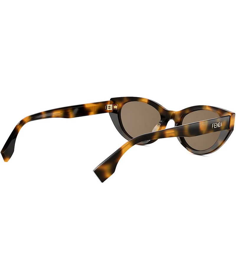 FENDI Women's Lettering 51mm Cat Eye Sunglasses