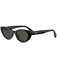 FENDI Women's Lettering 51mm Cat Eye Sunglasses
