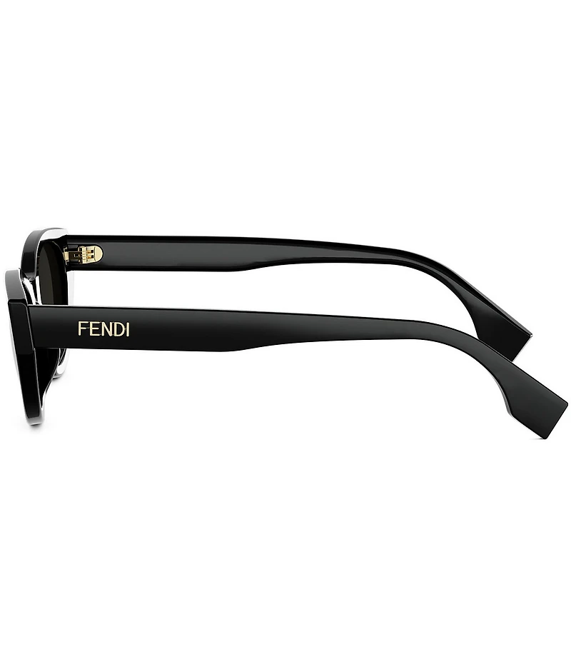FENDI Women's Lettering 51mm Cat Eye Sunglasses