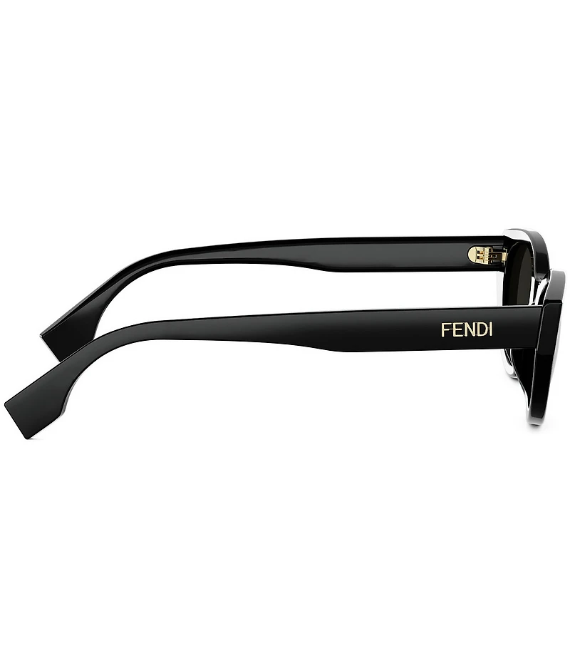 FENDI Women's Lettering 51mm Cat Eye Sunglasses
