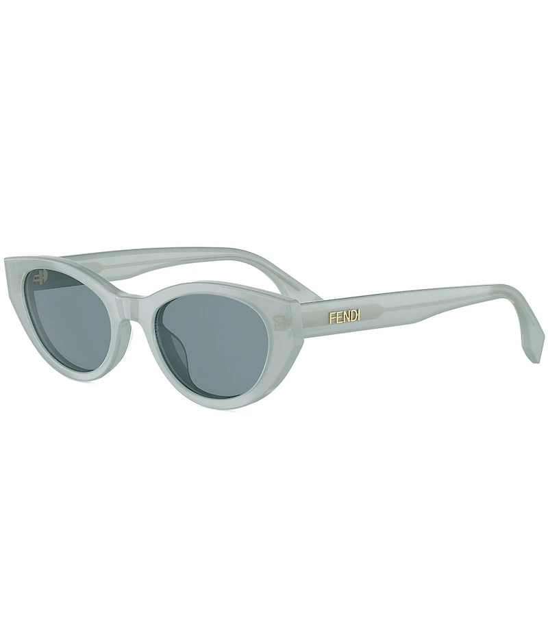 FENDI Women's Lettering 51mm Cat Eye Sunglasses