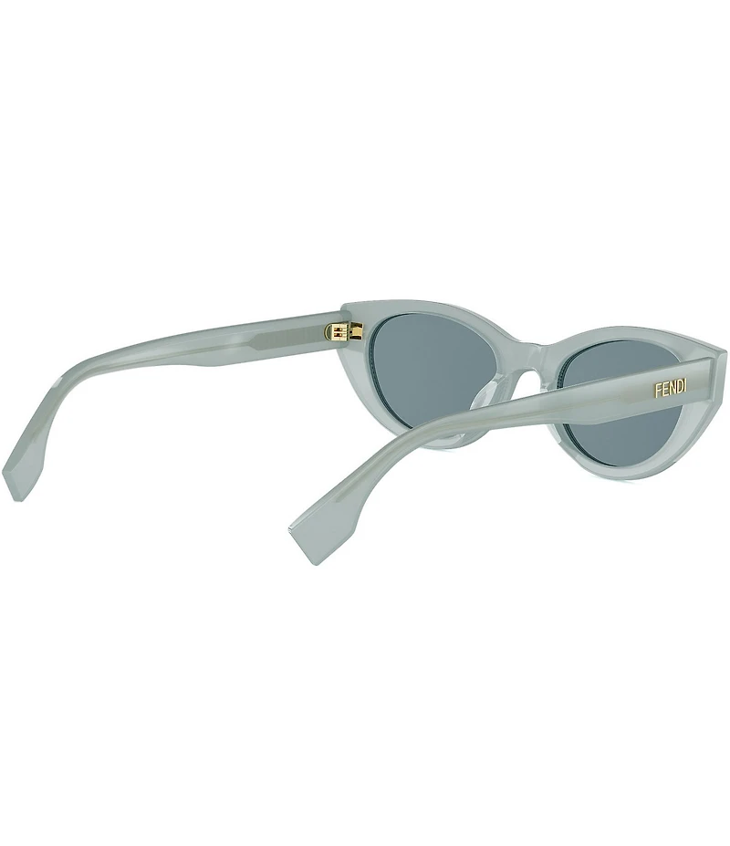 FENDI Women's Lettering 51mm Cat Eye Sunglasses