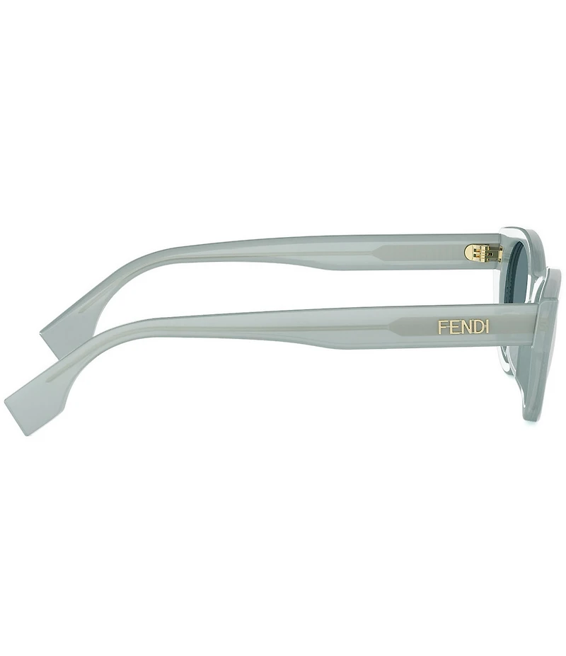 FENDI Women's Lettering 51mm Cat Eye Sunglasses