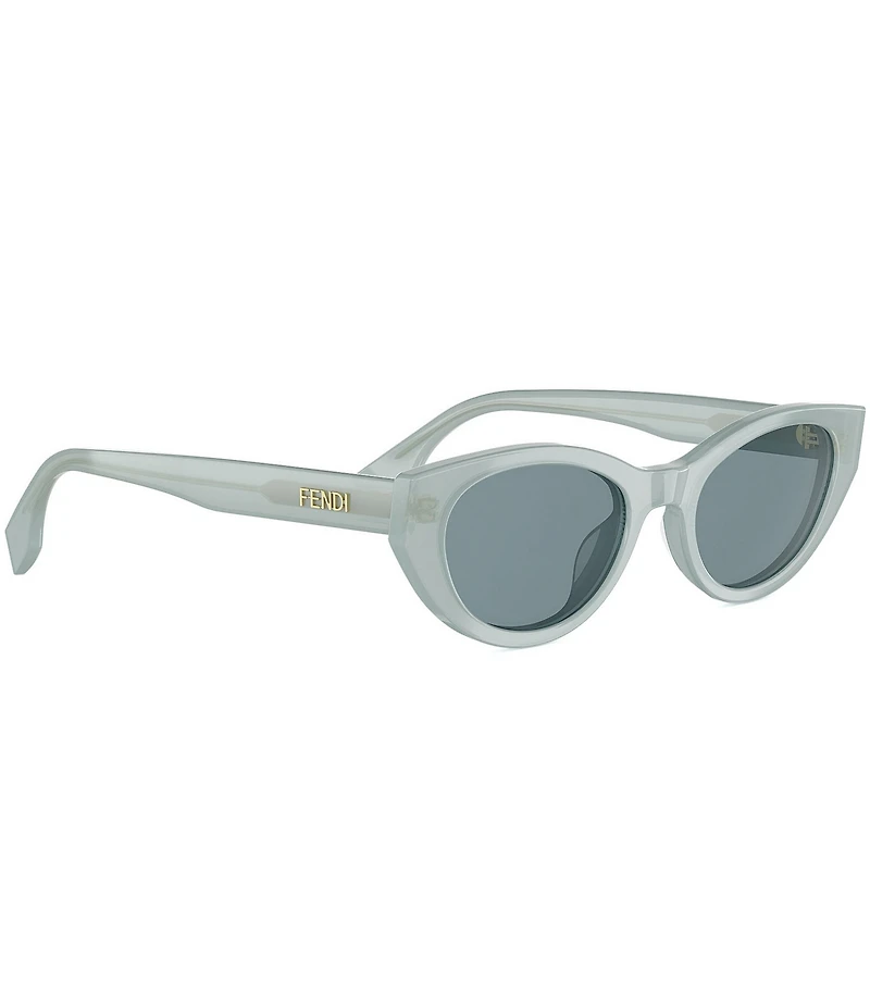 FENDI Women's Lettering 51mm Cat Eye Sunglasses