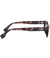 FENDI Women's Lettering 51mm Oval Sunglasses