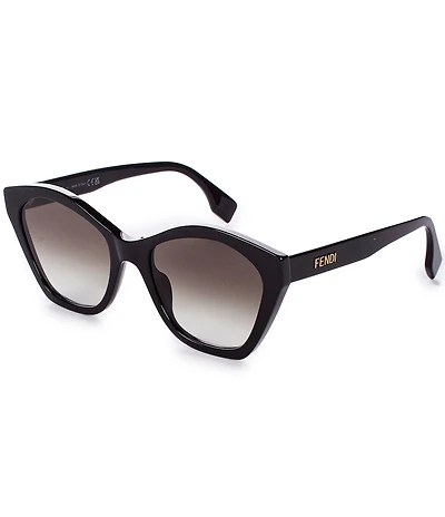 FENDI Women's Lettering 54mm Butterfly Sunglasses
