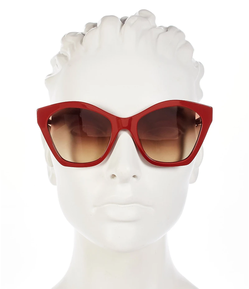 FENDI Women's Lettering 54mm Butterfly Sunglasses