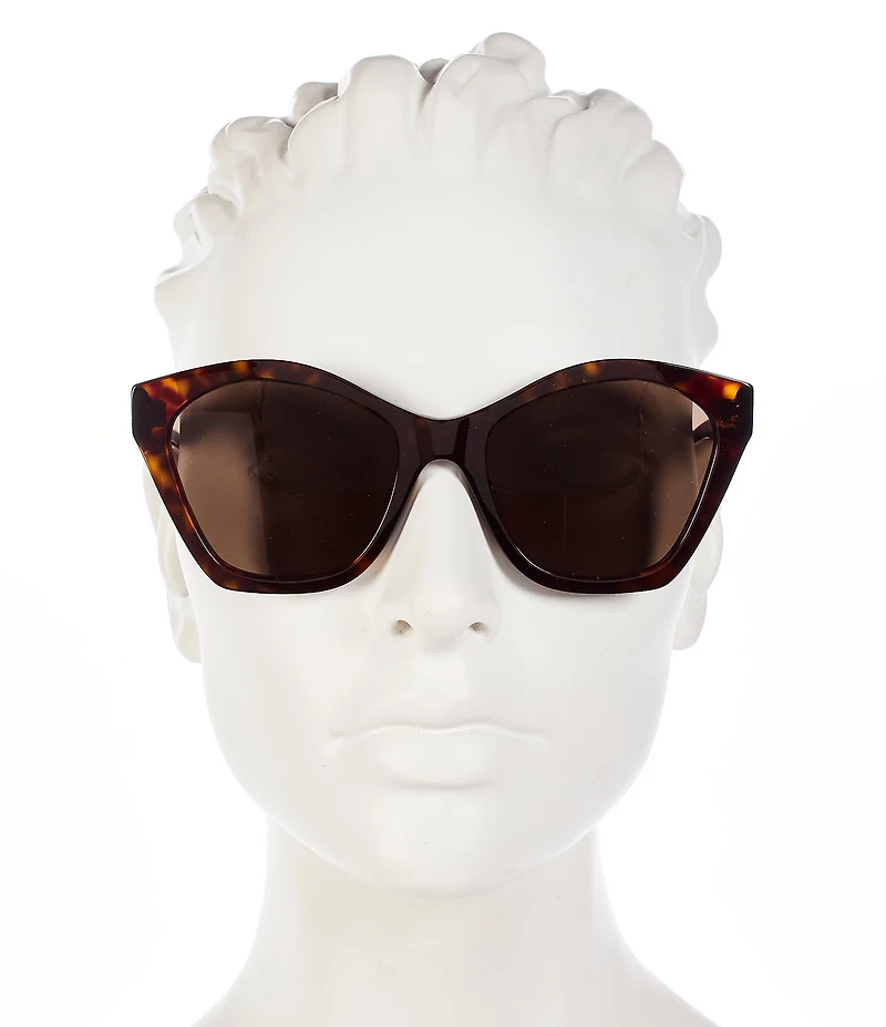 FENDI Women's Lettering 54mm Tortoise Butterfly Sunglasses