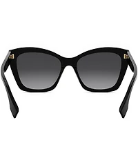 FENDI Women's Lettering 55mm Butterfly Sunglasses