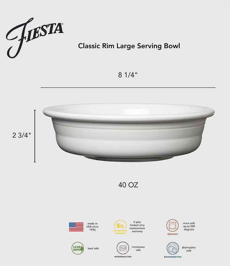 Fiesta 1.25-qt. Serving Bowl