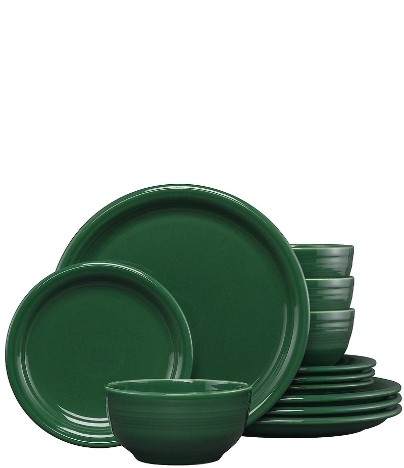 Fiesta Bistro Coupe 12-Piece Dinnerware Set, Service for 4