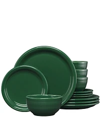 Fiesta Bistro Coupe 12-Piece Dinnerware Set, Service for 4