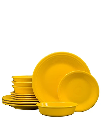Fiesta 12-Piece Classic Dinnerware Set