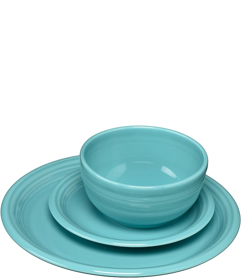 Fiesta Bistro Coupe 3-Piece Place Setting, Service For 1